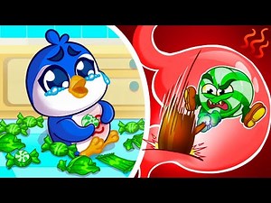 🍫🍬Don't eat so many snacks song🙀🥴| Nursery Rhymes & Kids Songs🥁 | Paws And Tails 🐼