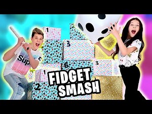 Don't SMASH The WRONG FIDGET BOX!! Winner Gets FIDGET SHOPPING!!