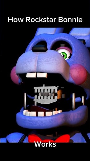 How Rockstar Bonnie Works #fnaf #ffps #fnaf6 #bonnie #animatronic's #fivenightsatfreddys