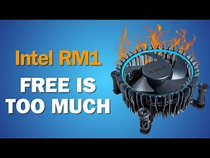Can you use the Intel RM1 stock cooler?