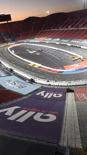 1.2M views · 6.8K reactions | Football Field ➡️ Race Track Watch as the LA Coliseum transforms! | NASCAR | Facebook