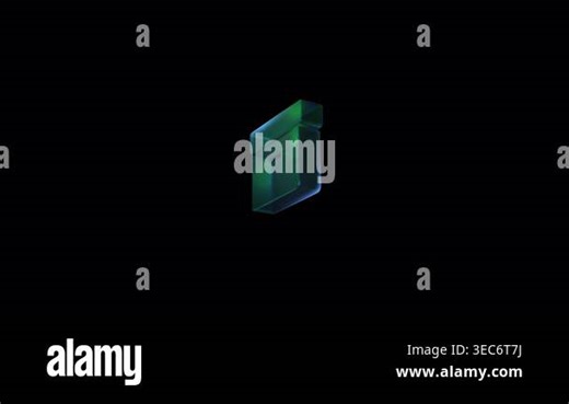 Three dimensional archive box icon with a glowing, translucent green surface rotating on a black background. Ideal for data storage concepts Stock Video Footage - Alamy