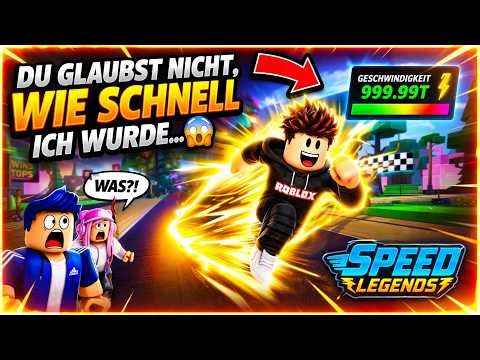 Du glaubst nicht, WIE SCHNELL ich wurde… 😳 (Speed Legends Roblox)