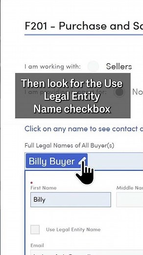 Setting Legal Entity Name in Remine Docs+