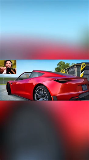 Unlocked 🔓 Tesla Roadster EV 🔥|Extreme Car Driving Simulator #extremecardrivingsimulator #shorts