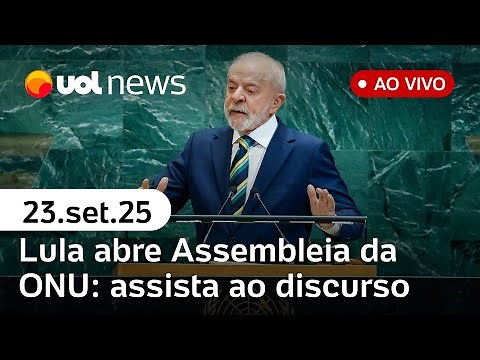 Lula manda recados na ONU, Trump faz elogio: Assista ao discurso completo e repercussão | UOL News