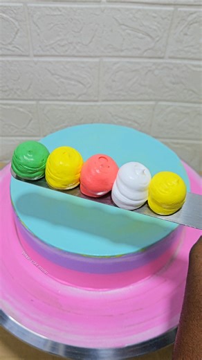 New Rainbow 🌈 Cake Amazing Design #cakedesign #youtube #rainbow #ytshorts #cakeart #food