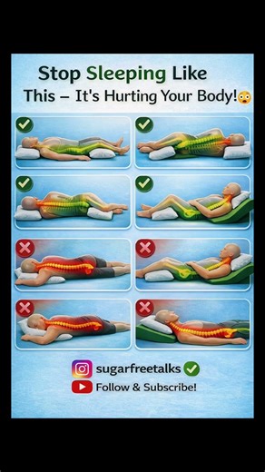 Stop Sleeping Like This – It’s Hurting Your Body! 😳⚠️
