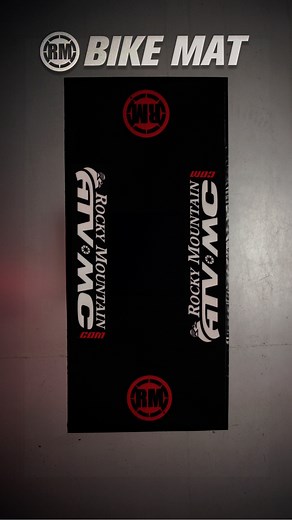 The 2024 race season is here! The Rocky Mountain ATV/MC bike mat is the perfect addition to your garage, trailer or pit. This is an absorbent bike mat with a non-permeable rubber bottom. This makes for the perfect fuel resistant pit mat. Grab yours today!🔥Link in bio. #RMATVMC #GetReady #BikeMat #Dirtbike #Garage #Moto | Rocky Mountain ATVMC