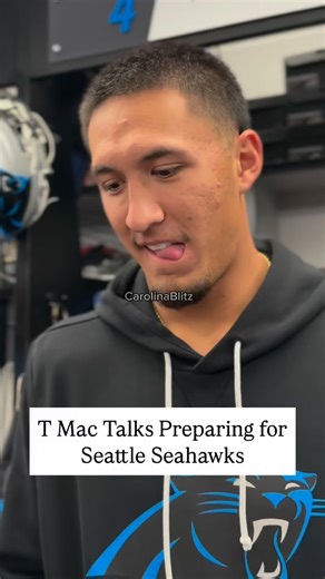 Panthers rookie wide receiver Tetairoa McMillan talks preparing for week 17 matchup against the Seahawks. | Carolina Blitz
