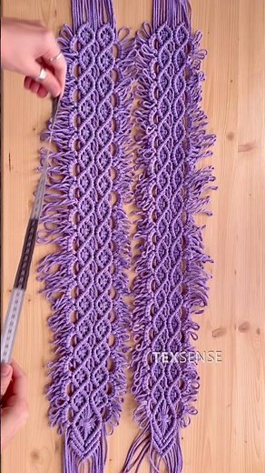 Macrame dress 💜 Tutorial only for members of "Macramé Tutorials Club" level. Join 🥰 #macrame