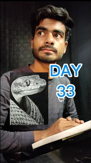 Danger Sketch 😱 ( Day-33) | ROSHANVLOG | #art #sketch #drawing