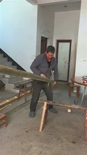 the correct way to split bamboo #shortvideo #tipandtricks #spitbamboo