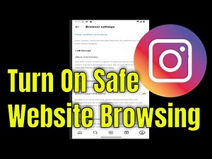 How to Turn On Safe Website Browsing on Instagram [Guide]