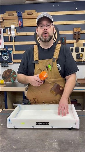 Do you use mold release spray on your epoxy forms? #epoxy #epoxyresin