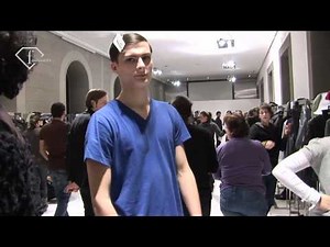fashiontv - Versace Milan Men's FW Fall 2011 Backstage - fashiontv | FTV.com nyfwFTV