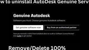 How to uninstall Autodesk Genuine Service | Uninstall Autodesk Desktop App