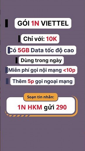 Review of Viettel's 5G Daily Data Packages – Top Packages Most Popular Among Users!