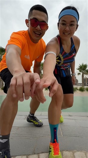 Got to run alongside my marathoner cousin today… small win 💪