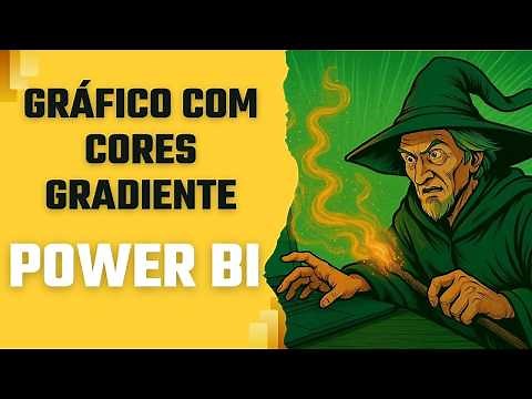 Gráfico de barras e colunas com cores gradiente no Power BI