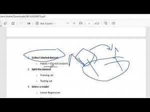 ml unit1 | in just 40 minutes | jntuh r22 | 100% pass