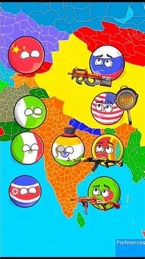 India vs Pakistan 🤩 🙂#shortsviral #countryballs #countryball1