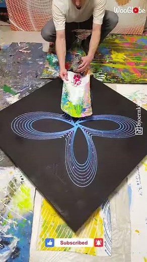 Fluid Artist Creates Amazing Pendulum Painting Art || WooGlobe