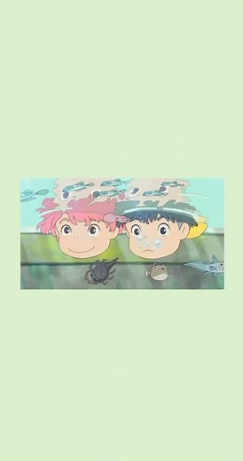 🌊🐠 #ponyo #studioghibli #wallpaper