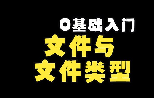 0基础电脑教程-文件与文件类型