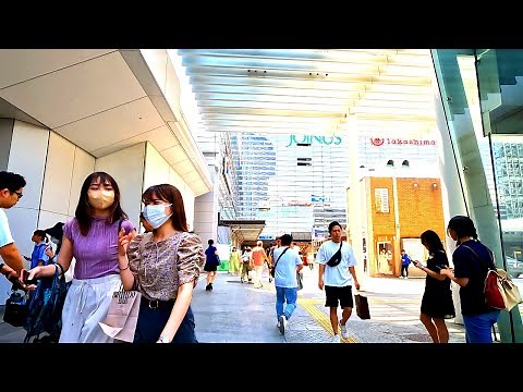 【4K60】真夏の横浜駅周辺を散策！神奈川県横浜市(Japan Walking around Yokohama Station)