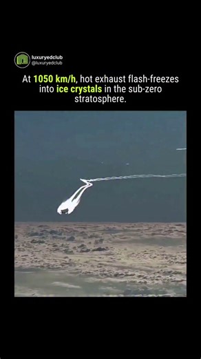 Luxury = Money & Power on Instagram: "This is not smoke—it is fluid dynamics painting the stratosphere at Mach 0.85. You are watching the legendary Boeing 747, the "Queen of the Skies," cruising at 1,050 km/h. The distinct white trails streaming from its four engines are not pollution in the traditional sense, but condensation trails. These form when the scorching hot water vapor from jet fuel combustion meets the paralyzing cold of the upper atmosphere. Few realize that contrails are technicall