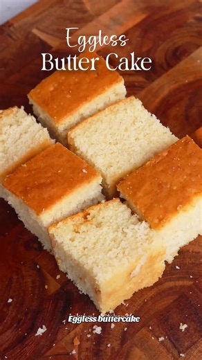 Delicious Eggless Butter Cake Recipe