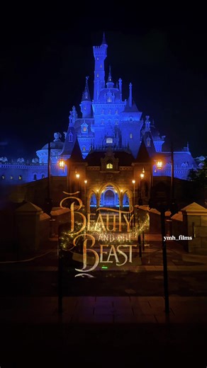 Enchanted castle in Japan #beautyandthebeast #disney