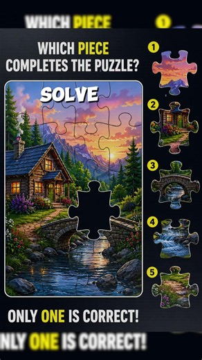 Test Your IQ: Find The Missing Piece! #shorts