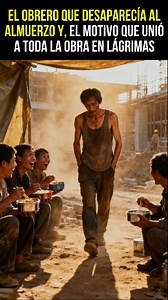 3.2M views · 131K reactions | El Obrero Que Desaparecía Al Almuerzo… Y El Motivo Que Unió A Toda La Obra En Lágrimas ‍♂️欄 . . . #reflexiones #reelsviralfb #Historias #reels2025 #viral | Cracks Invictos | Facebook