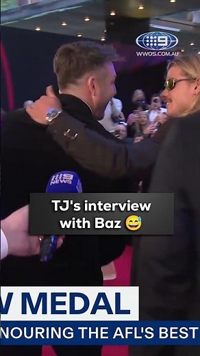 'CHOMPERS!': TJ's award-worthy six-second interview with Bailey Smith 😂