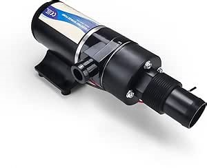 12V Macerator Pump for Jabsco 18590-2092 12GPM DC Macerator Pump for RV Waste Self Priming Run Dry Protection and Waste Evacuation for Boat Yacht, Kitchen,Toilet