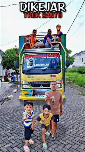 Apa❗Dikejar Truk Hantu❗ Begini Cara Buatnya❗#editing #tutorial