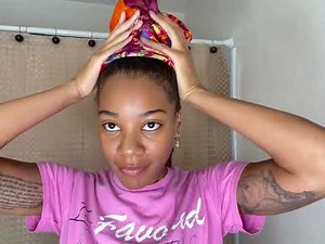 Low maintenance curly puff