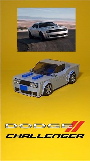 How to build new Lego Dodge Challenger early! #lego #buildingtoys #legovehicle #speedchampions