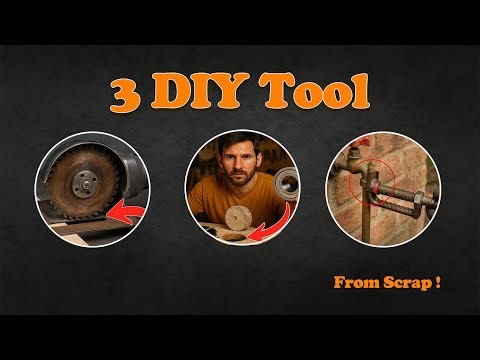 Don’t Throw Away Scrap Metal! Build 3 Powerful DIY Tools at Home