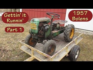 1957 Bolens Startup Part 1