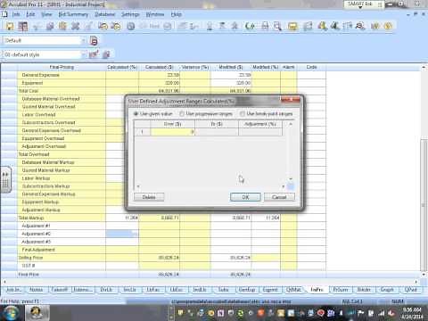 Estimating AccuBid Hunt Electric Extension & Bid Summary 04 24 14