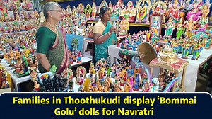 Families in Thoothukudi display ‘Bommai Golu’ dolls for Navratri
