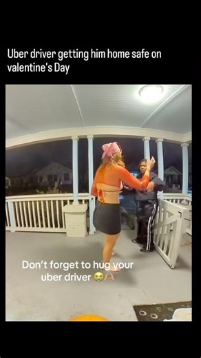 Uber driver getting him home safe on valentine's Day