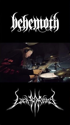 EXTREME METAL BLAST BEATS TO BEHEMOTH #shorts #drums #16yearsold