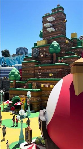 Super Mario Bros! Super Mario Land at Universal Studios Hollywood! #themepark