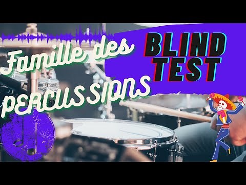 TOP 10 des PERCUSSIONS (Percussive Instruments) [BLIND TEST] #30