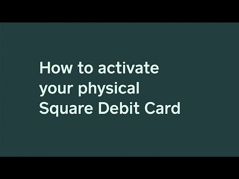 Square Debit Card | Activating your physical card