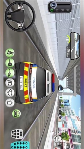 🚔police car🔥vs Train Crash💥3d driving class 2 #trending #games #gameplay #gaming #viral shorts gamer